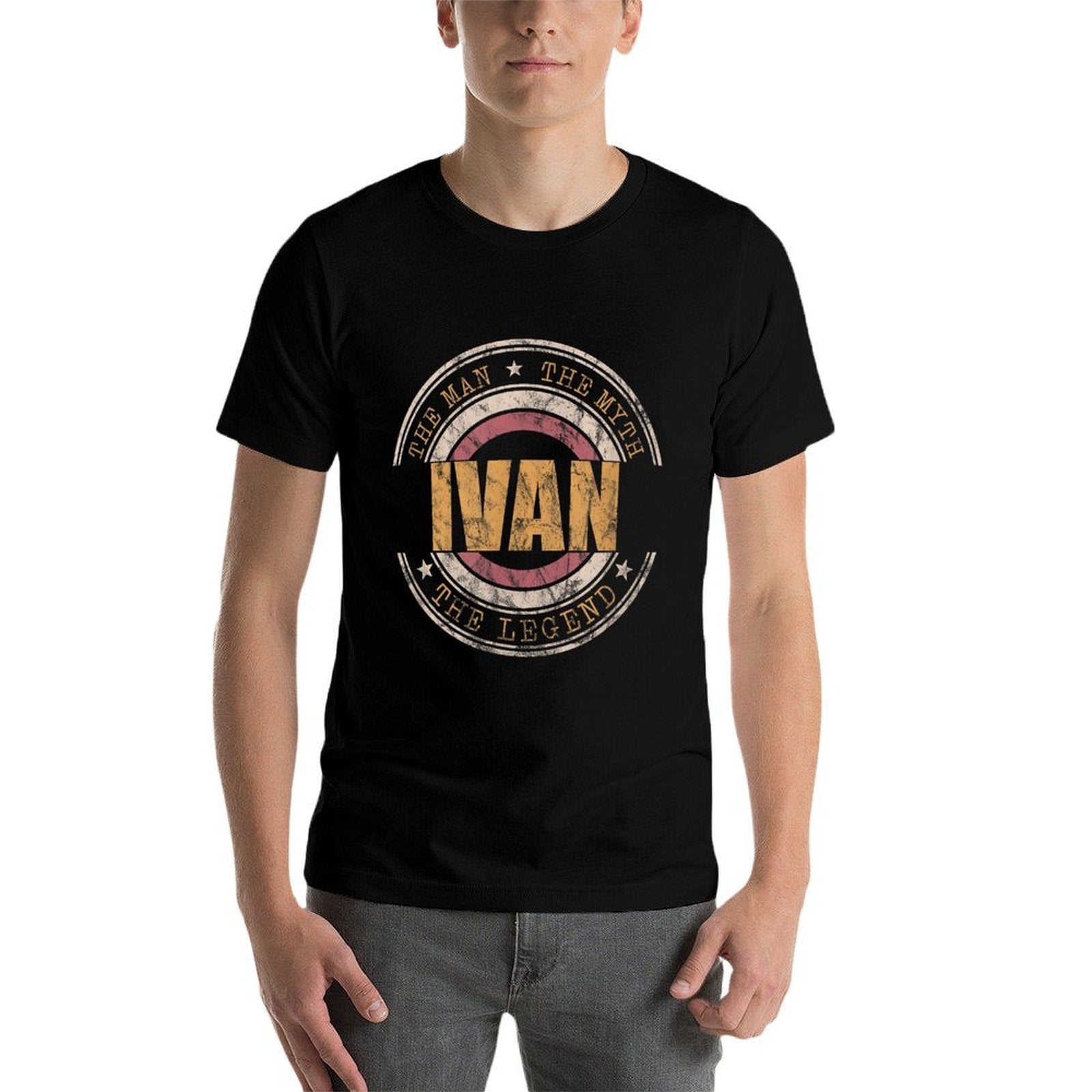Mens Ivan The Man The Myth The Legend First Name Ivan  Soft T-Shirt