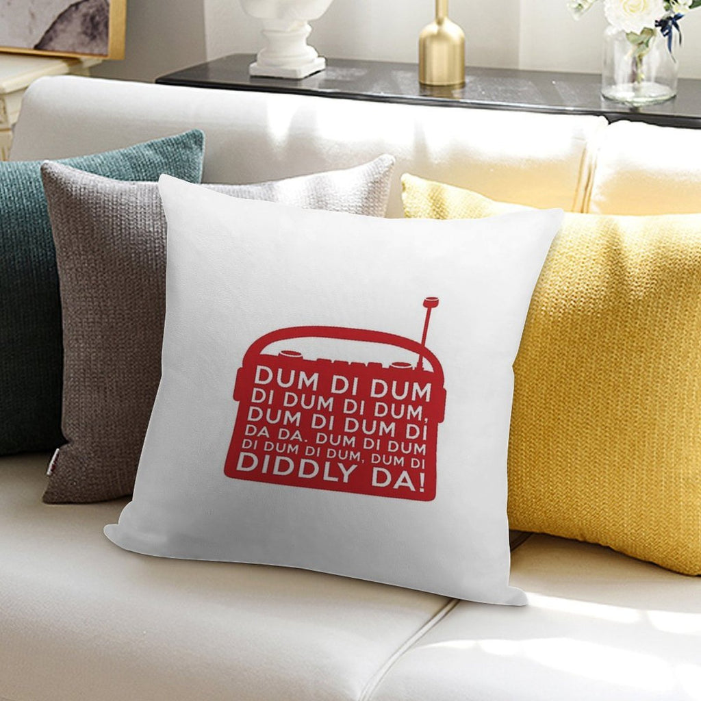 Archers Dum Di Dum Theme Tune Radio Soft Anti-Pilling Throw Pillow