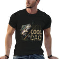Reel Cool Dad Fishing Papa Fathers Day Fisherman Fish  Fade-proof Color T-Shirt