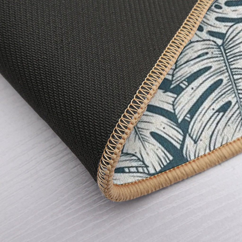 Monstera  Plants Pattern  Paradise Nature  Tropical Vibes  Jungle Pattern  Stain-Proof Bath Mat