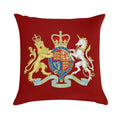 Royal Coat of Arms of The United Kingdom Soft Multiple Sizes Throw Pillow