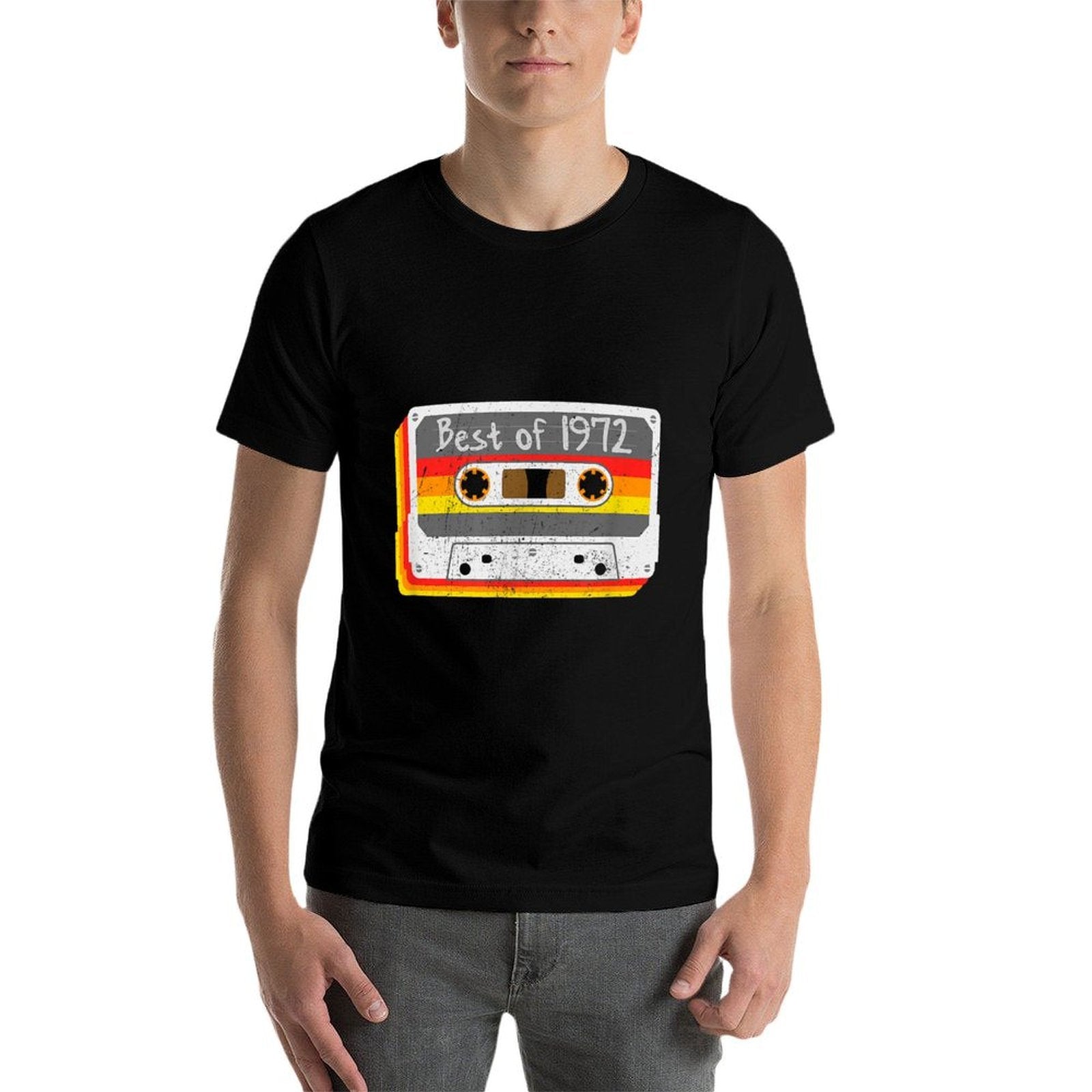 Best of 1972 Mixtape Cassette Tape 50th Birthday  Cotton T-Shirt