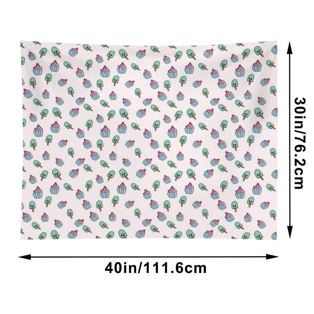 Sweet Smiles – Ice Cream Pattern Tapestry