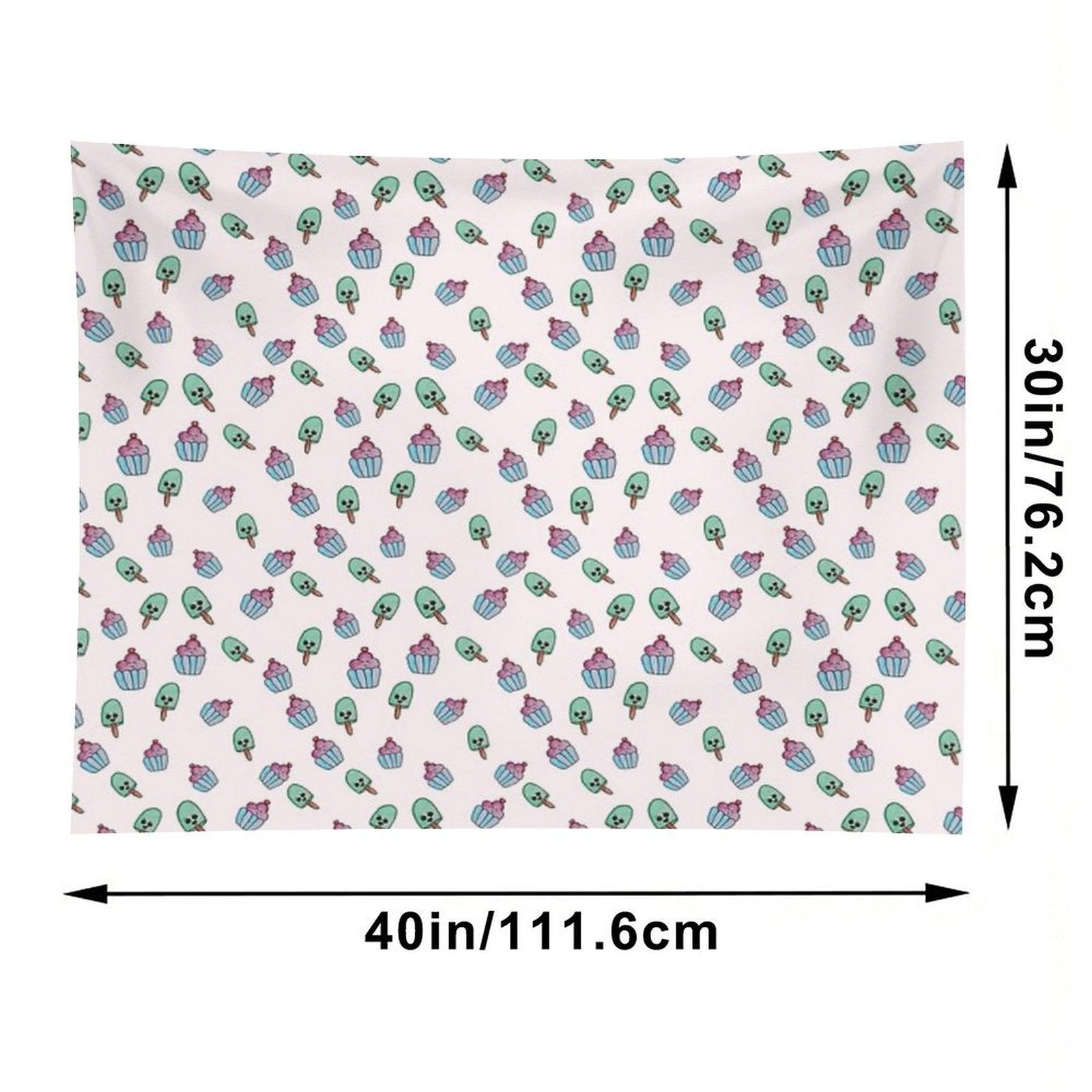 Sweet Smiles – Ice Cream Pattern Tapestry