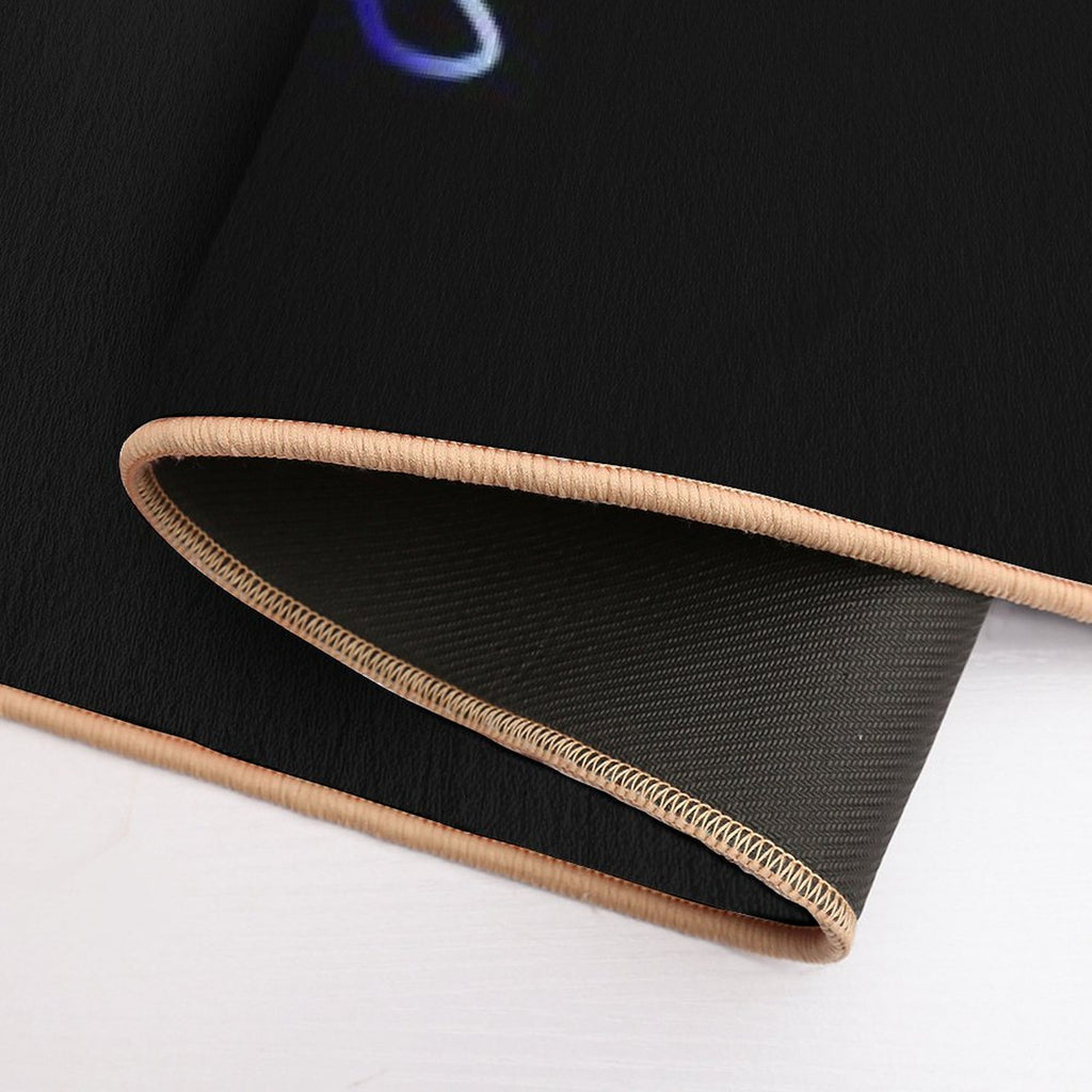 Dressage Horse One Line Art Rainbow  Fade-Resistant Bath Mat