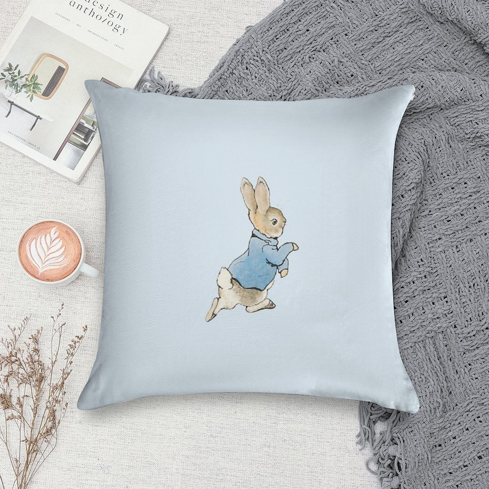 PETER RABBIT Soft Home Decor Throw Pillow
