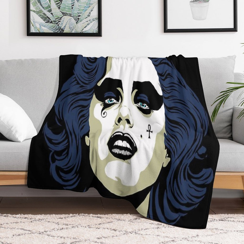 Gentlemen Prefer Goths Premium Throw Blanket