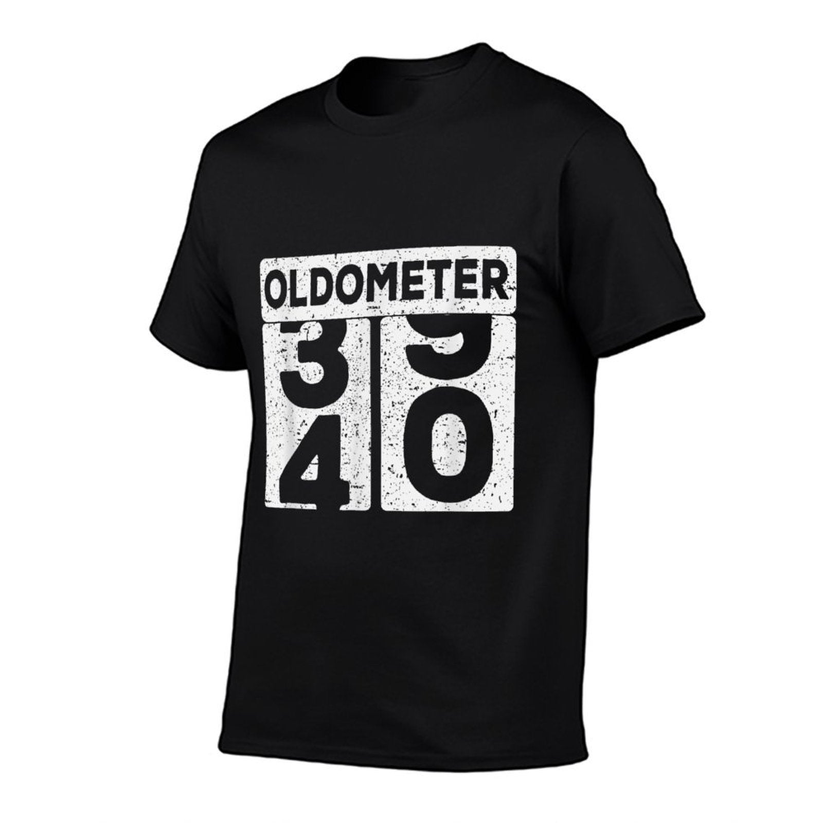 Oldometer 39 40 Funny Happy 40th Birthday Gift Men Women  High-quality Stitching T-Shirt