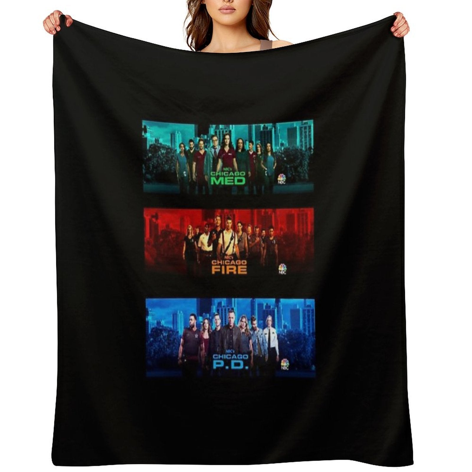 Chicago Pd Fire Med Multi-functional Throw Blanket