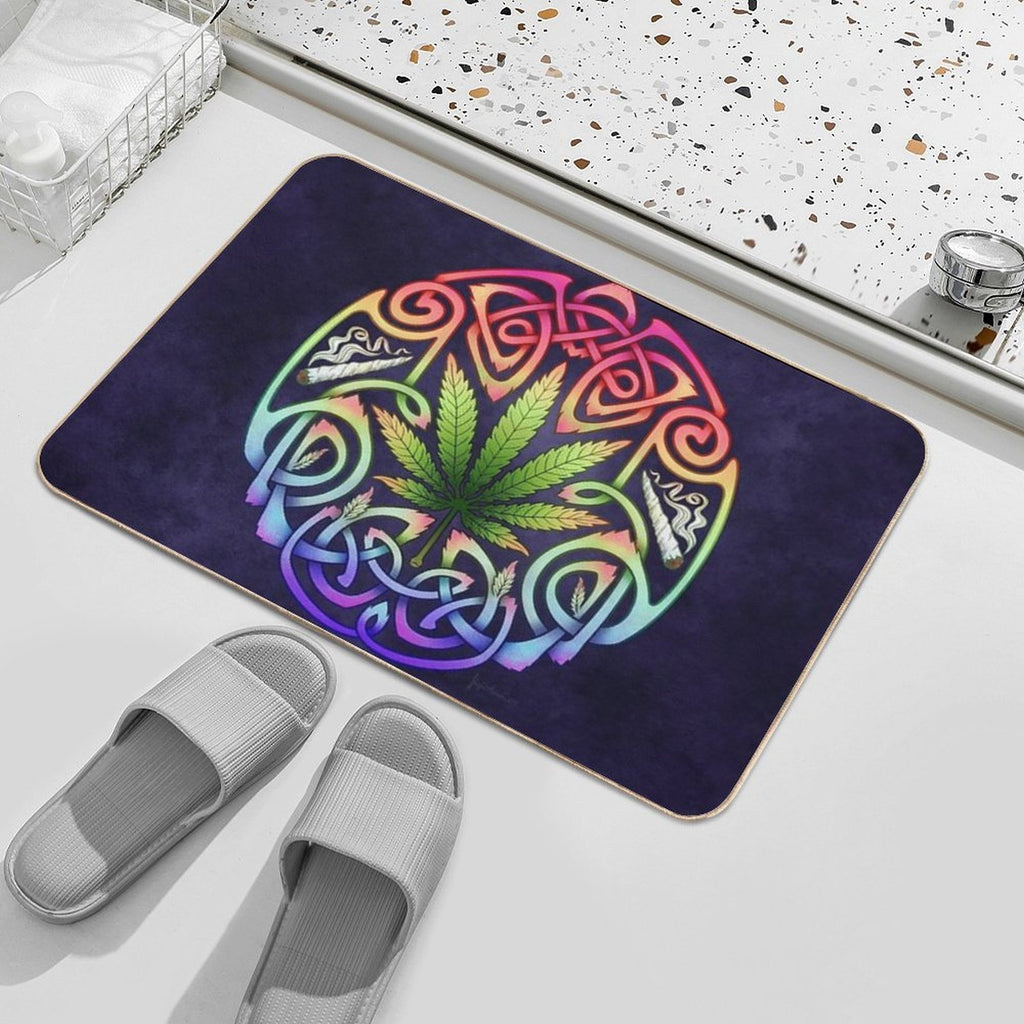 Celtic Cannabis Smokes  Absorbent Bath Mat
