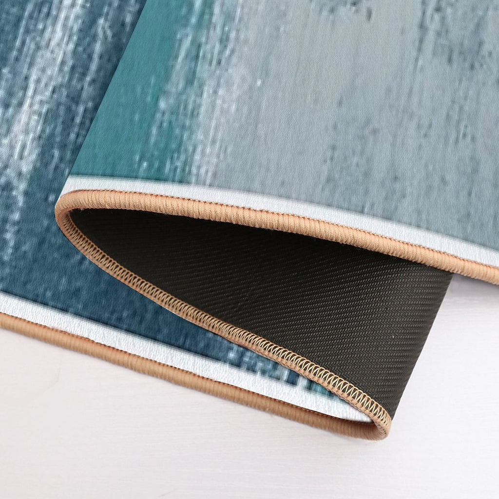Reclaimed Wood (blue)  Absorbent Bath Mat