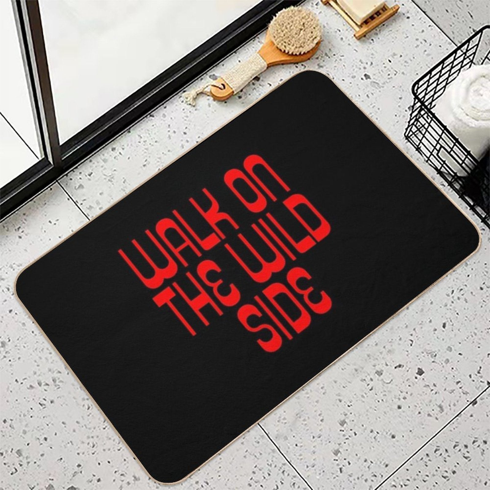 Walk On, Rock Style  Non-Slip Bath Mat