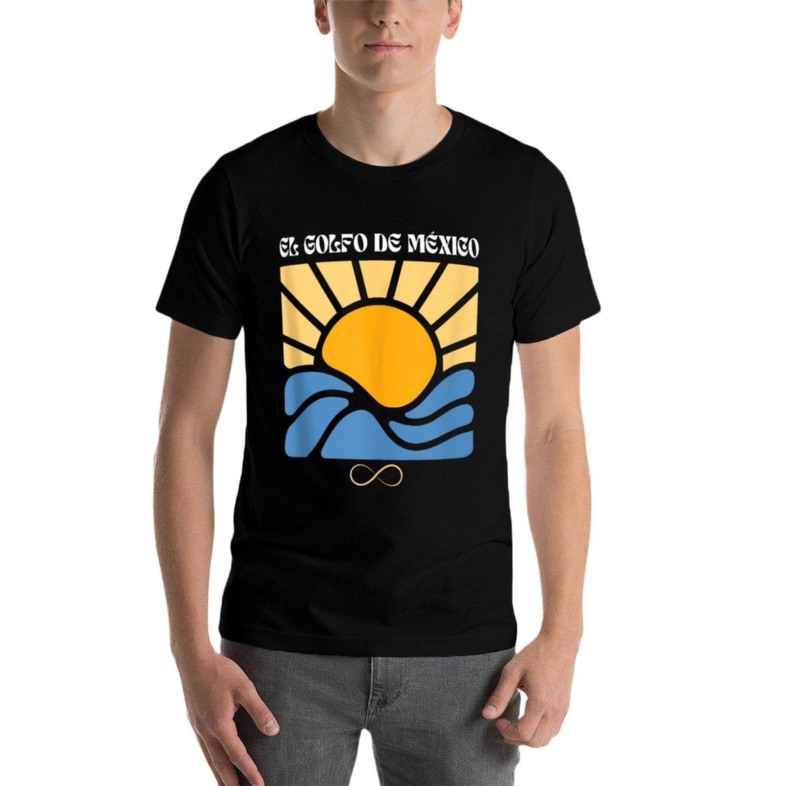 Summer Groovy Gulf of Mexico Forever El Golfo De Mexico  Relaxed-fit T-Shirt