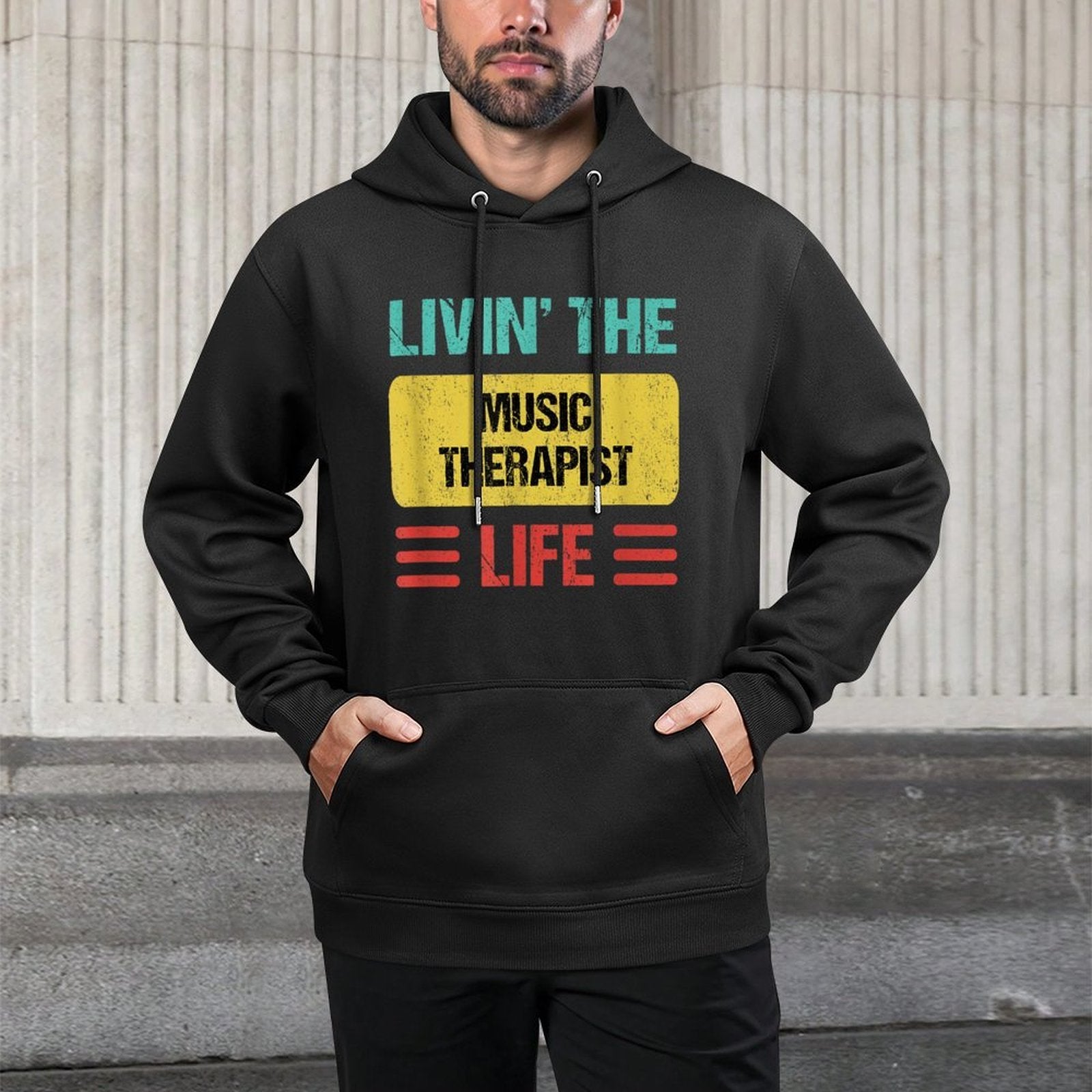 Music Therapist Versatile Streetwear Hoodie