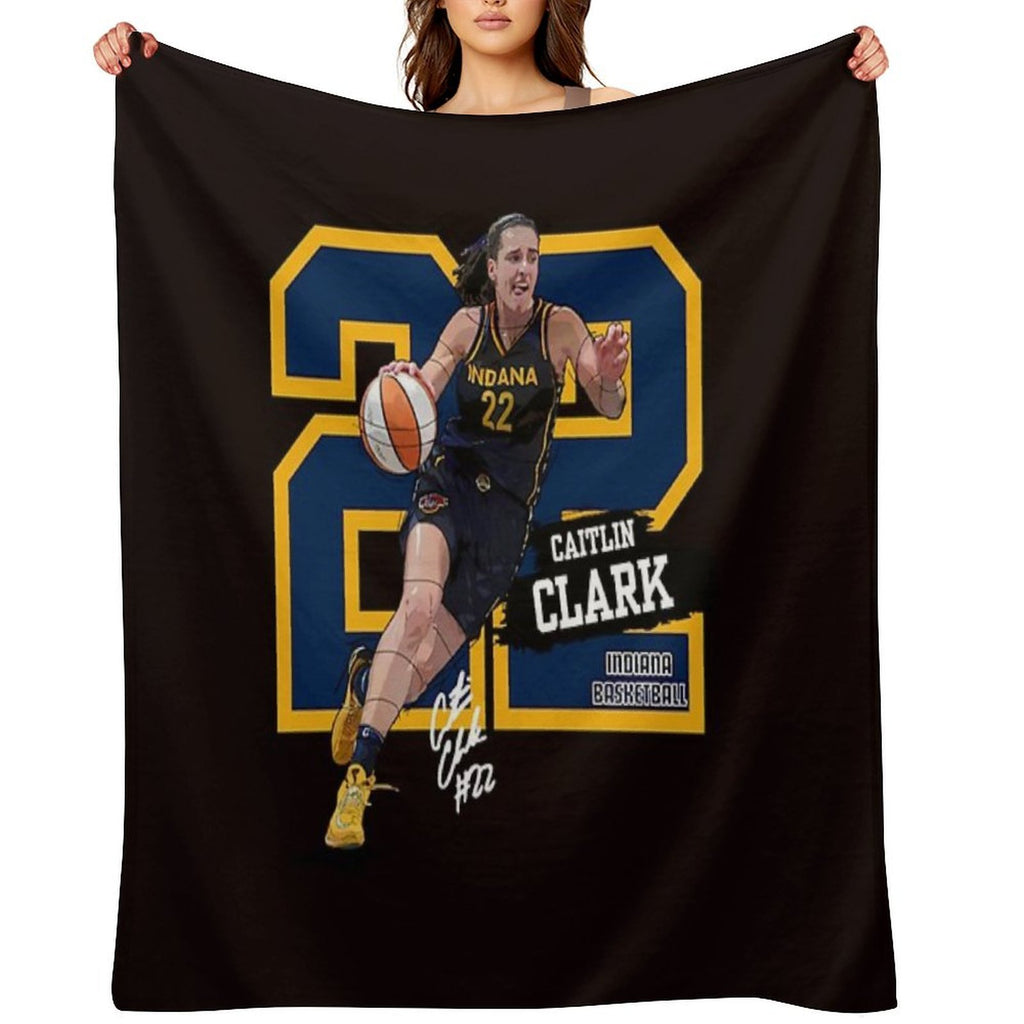 Caitlin Clark 22 Quick-dry Throw Blanket