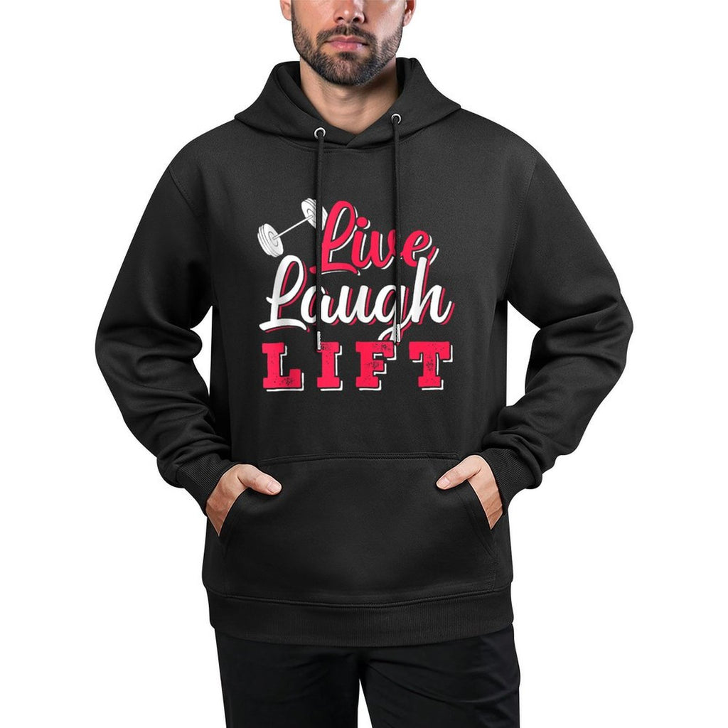 Live Laugh Lift Gym And Fitness Design For Women Easy Care Hoodie