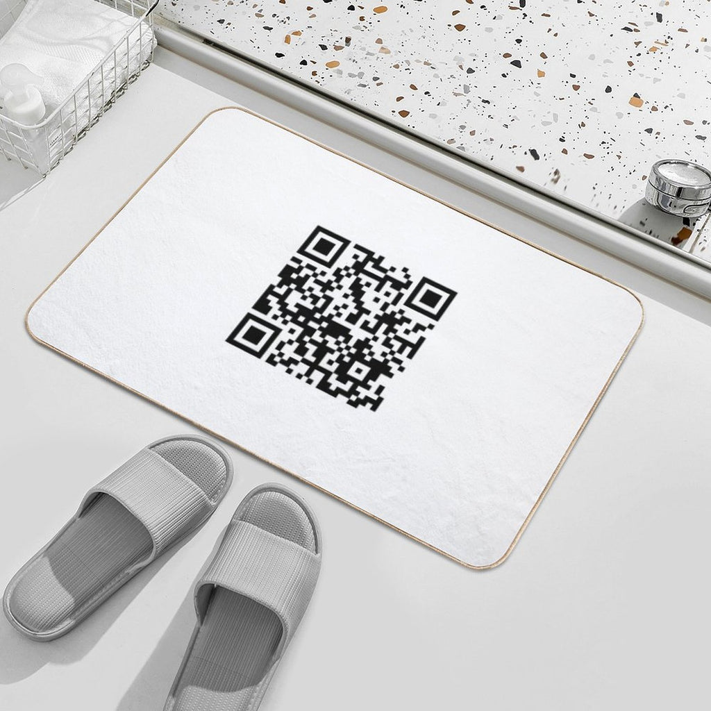 Steamed Hams QR Code  Eco-Friendly Bath Mat
