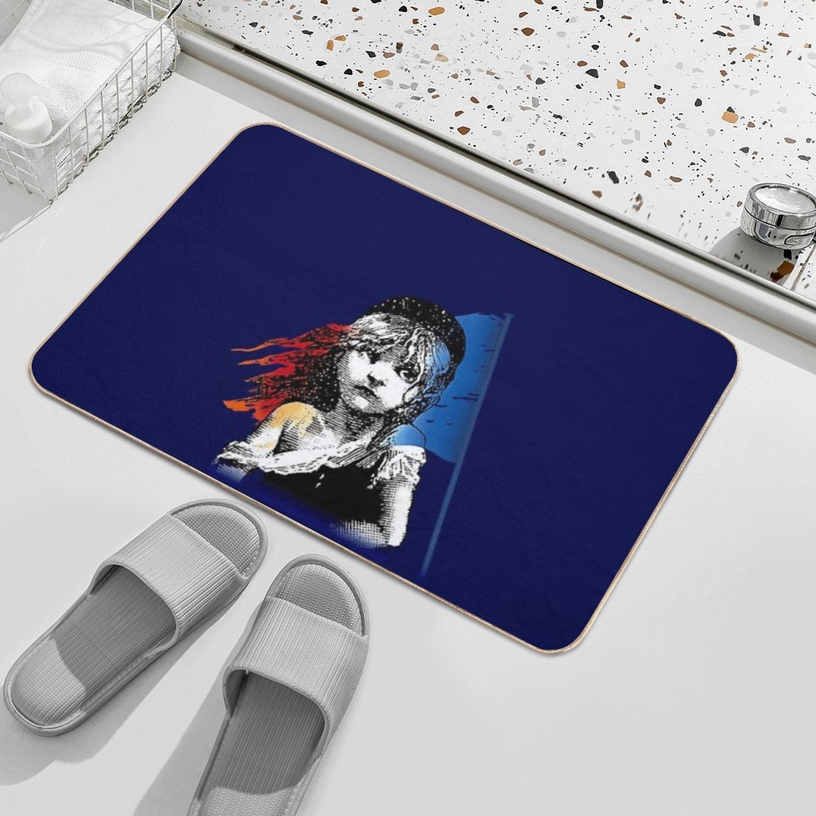 Les Mis  Anti-Trip Bath Mat