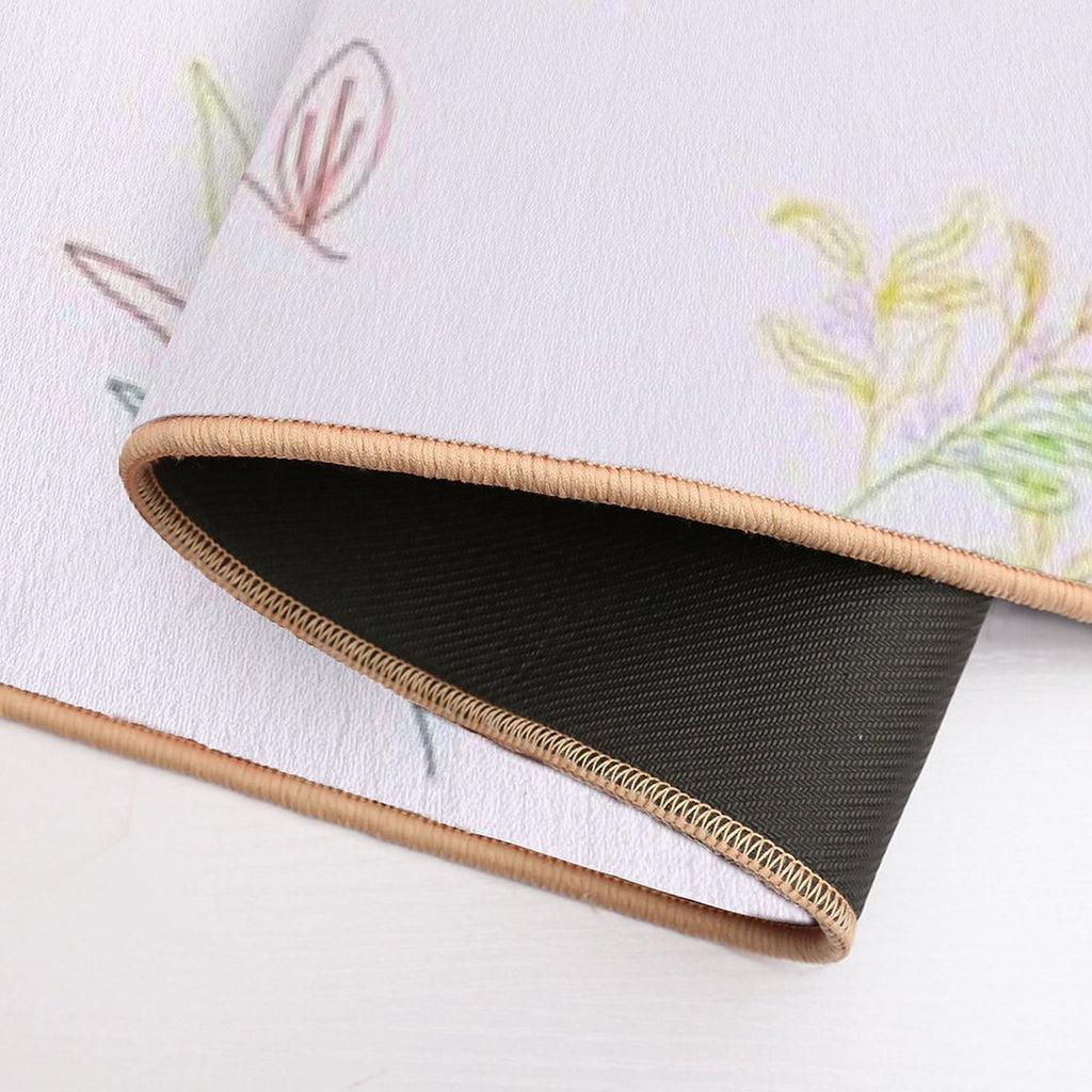 Blushing Botanicals  Easy To Clean Bath Mat