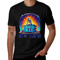 Skeleton Dumpster Fire My Life Sarcastic Meme Sus Bro Gamer  Summer-ready Fabric T-Shirt