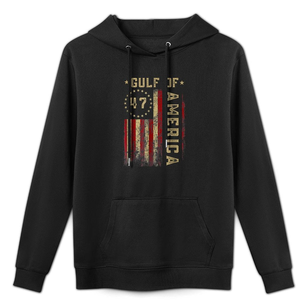 Gulf Of US America Flag Casual Wear Hoodie