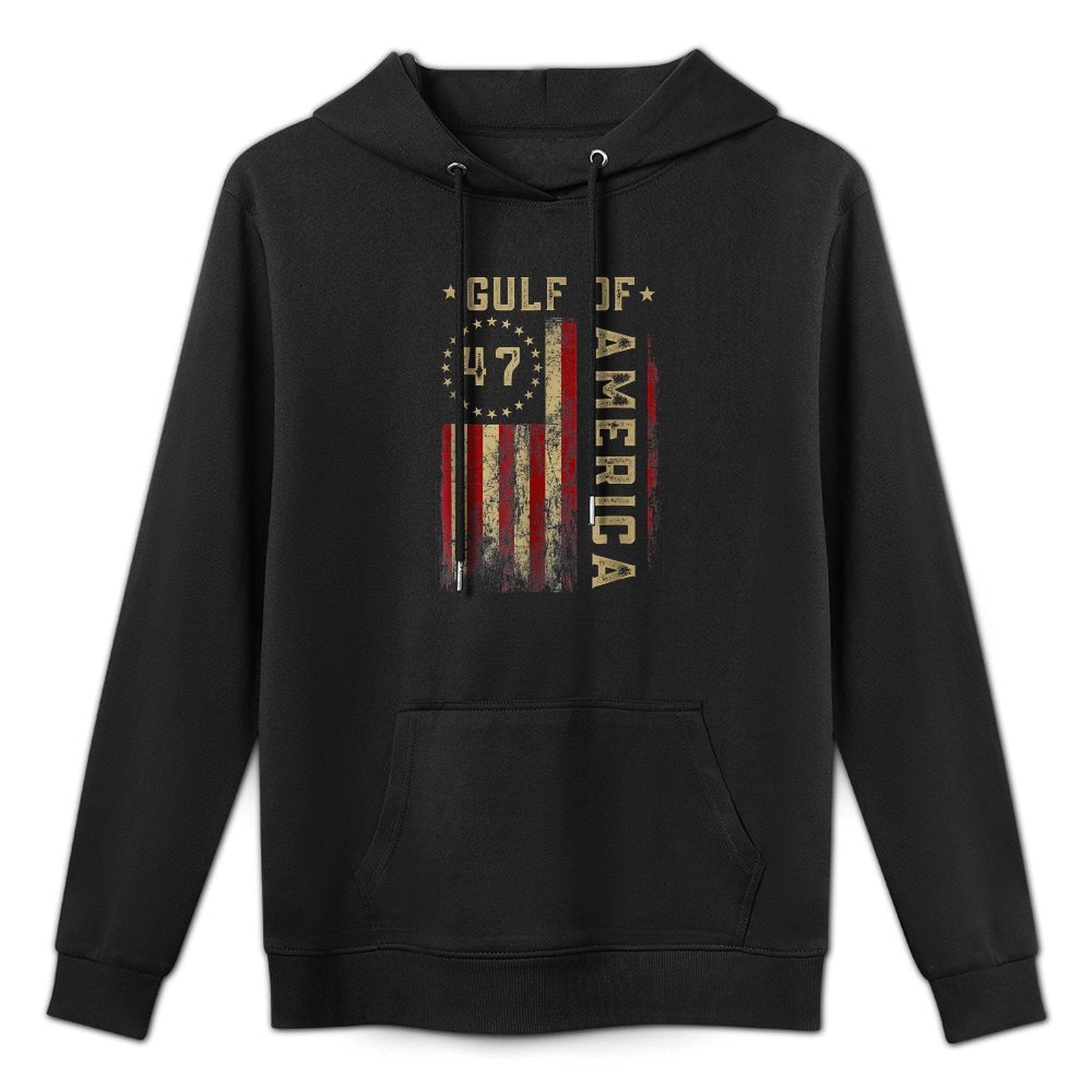 Gulf Of US America Flag Casual Wear Hoodie
