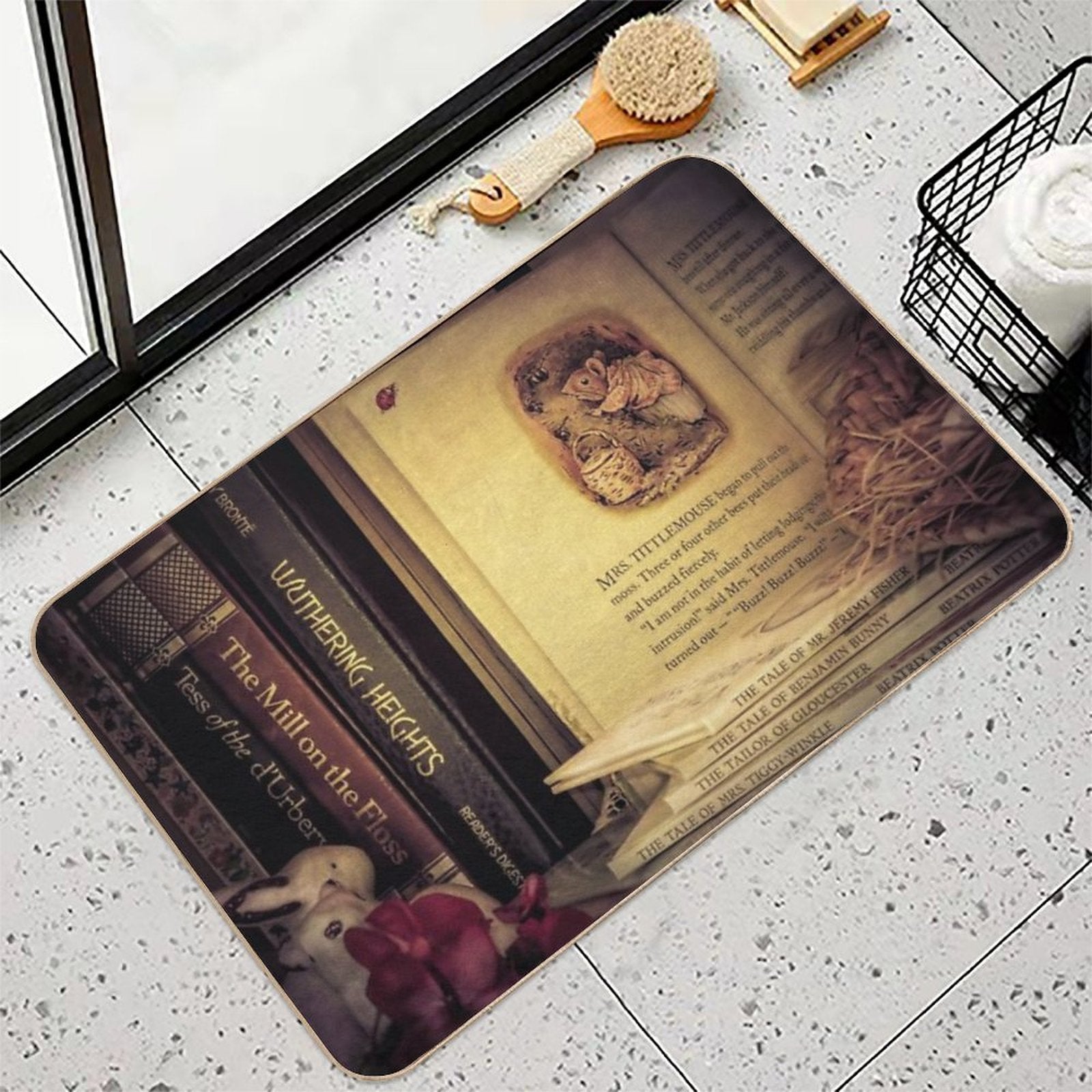 Bedtime Story  Fade-Resistant Bath Mat