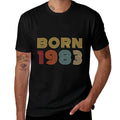 40 Year Old Bday Gifts Vintage Born 1983 Retro 40th Birthday  Graphic-printed T-Shirt