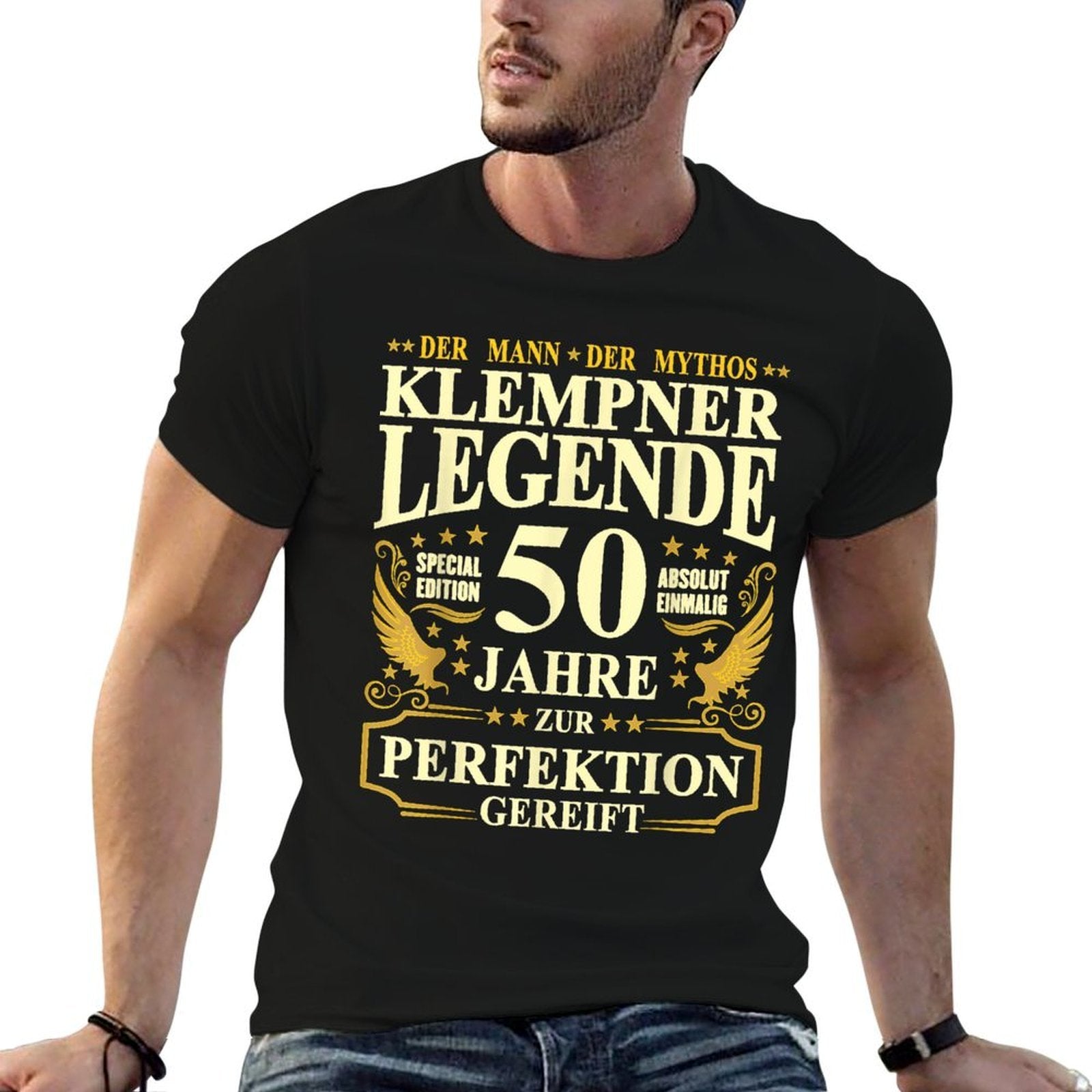 Plumbers Legend 50 Years Perfection Matured 50th Birthday  Stretchy T-Shirt