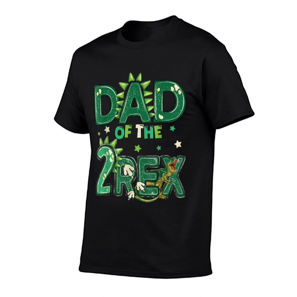 Dad Of The Two Rex Birthday Dinosaur Family Matching  Affordable Price T-Shirt