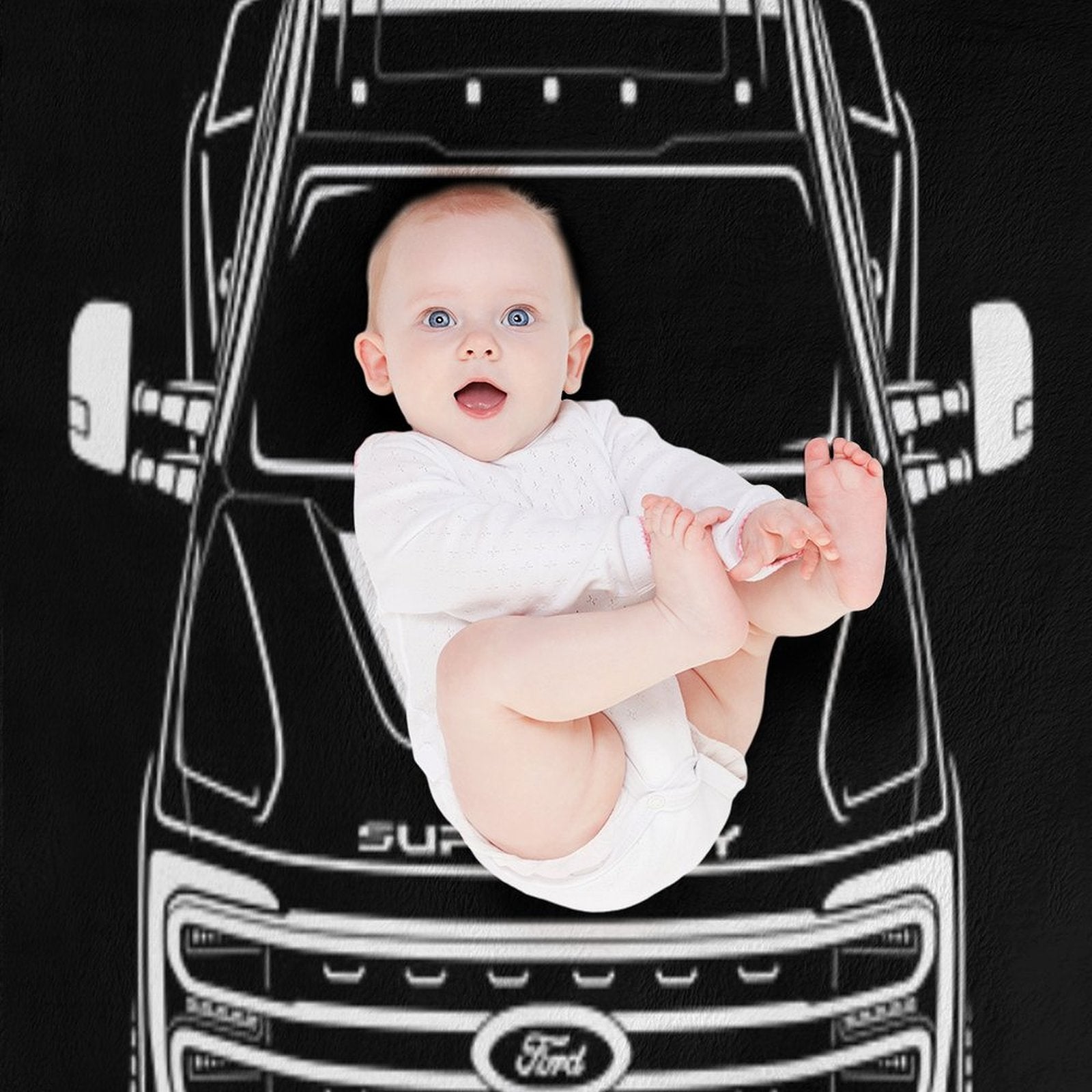F350 Super Duty 2023-2024 Durable Throw Blanket