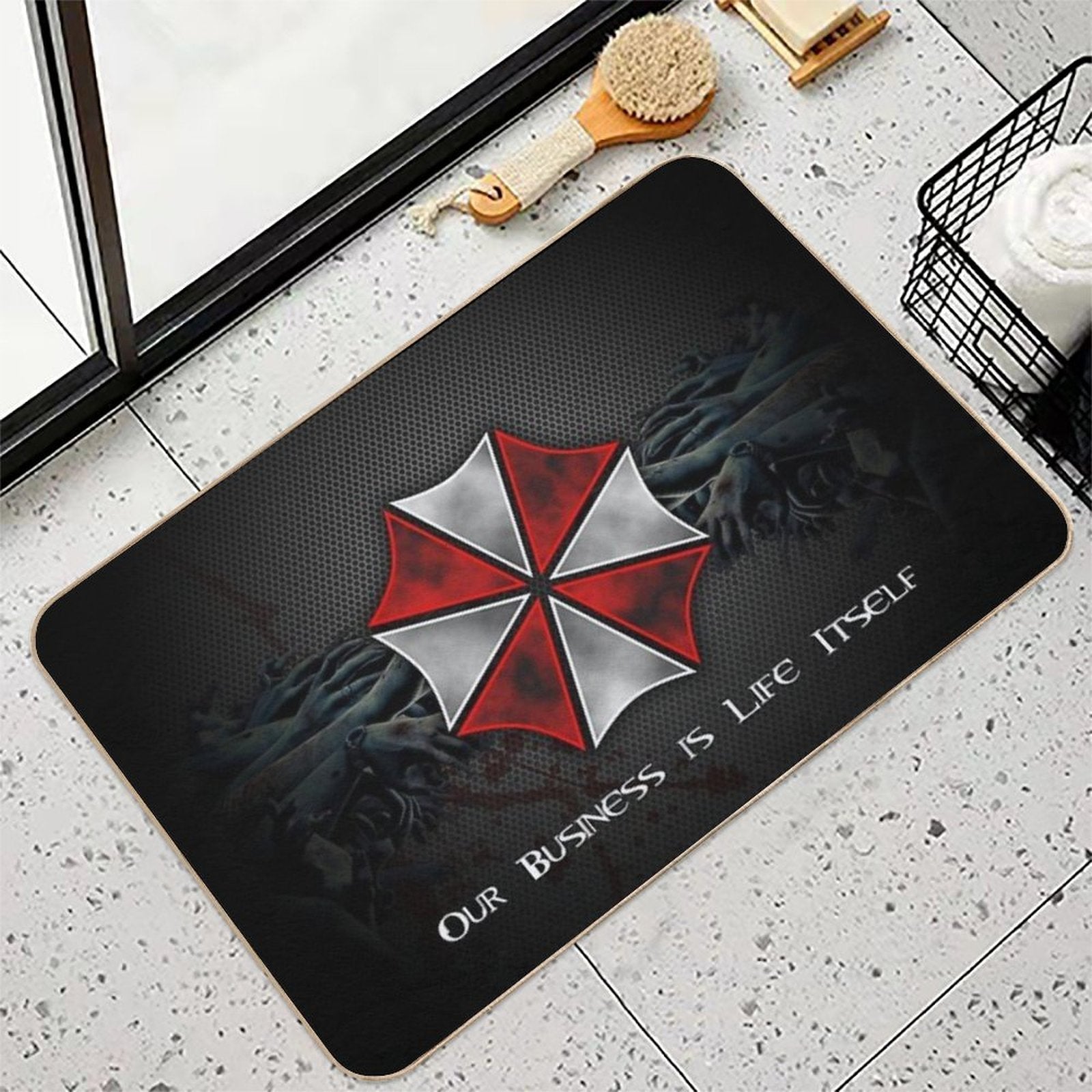 Resident Evil  Repositionable Bath Mat