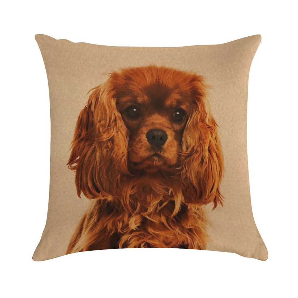 Cavalier King Charles Spaniel Soft Multiple Sizes Throw Pillow
