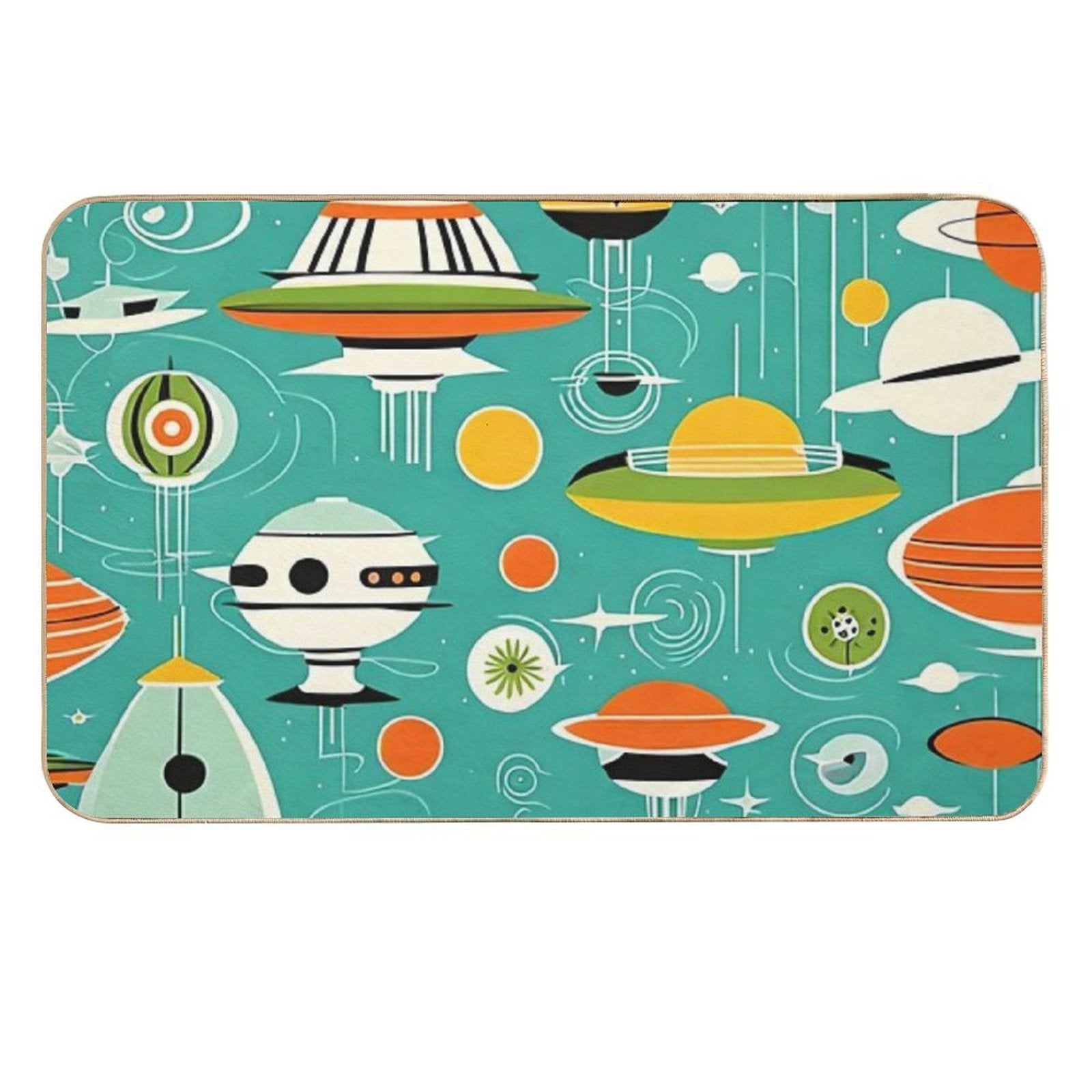 Atomic Bombs  Repositionable Bath Mat