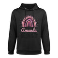 Amanda Name Personalized Funny Women Pink Rainbow Amanda Casual Wear Hoodie