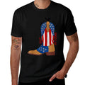 Well Put A Boot In Your Ass Western Cowgirl 4th Of July  Relaxed-fit T-Shirt