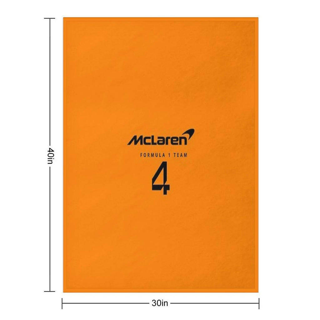 Mclaren Lando Norris F1 2025 Premium Throw Blanket