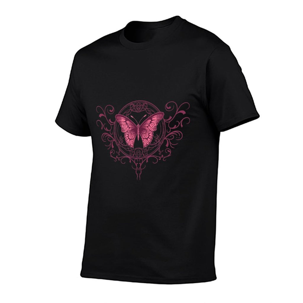Fairycore Dark Grunge Tattoo Butterfly Y2K Aesthetic  Oversized Silhouette T-Shirt