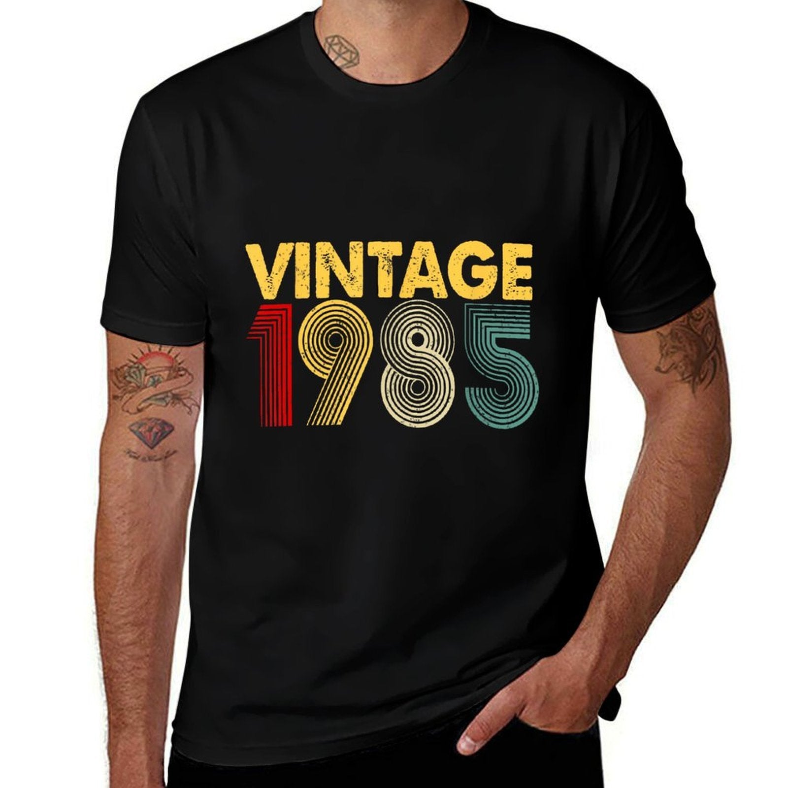 Vintage 1985 40th Birthday Gift Men Women 40 Years Old  Breathable T-Shirt