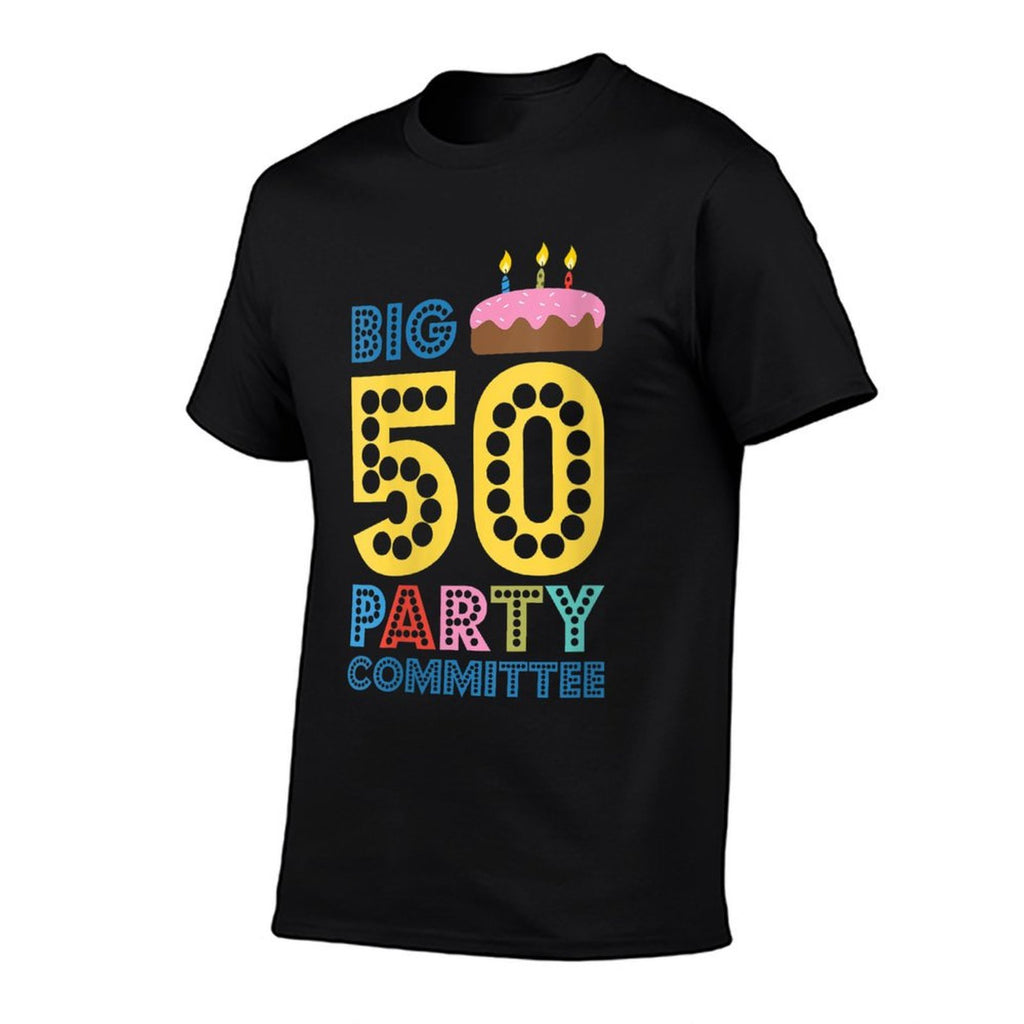 Womens Big 50 Party Committee Over The Hill 50th Birthday Party  Tagless Design T-Shirt