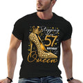57 Year Old Gifts High Heels Stepping Into My 57th Birthday  Wrinkle-resistant T-Shirt