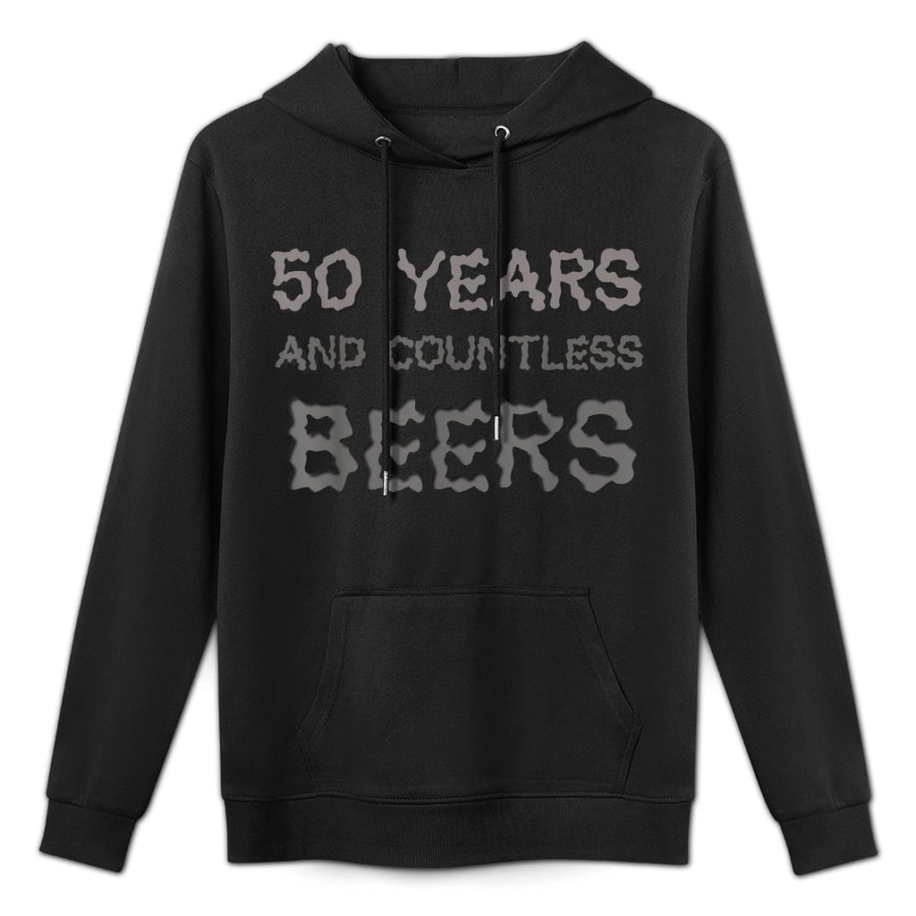 Mens 50th Birthday,Countless Beers Funny T Shirt Gift Easy Care Hoodie