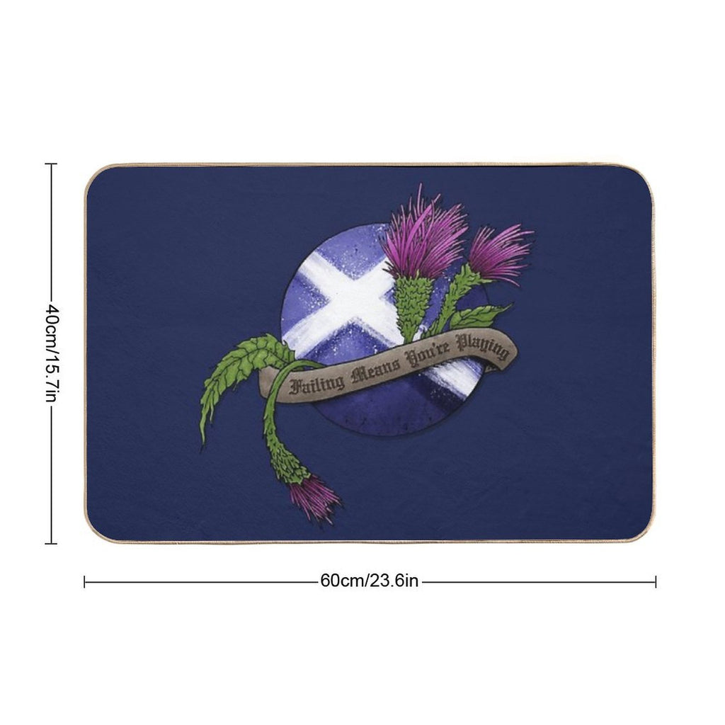 Failing Means You're Playing  Repositionable Bath Mat