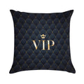 VIP Abstract Quilted Background Soft Gift Ready Throw Pillow