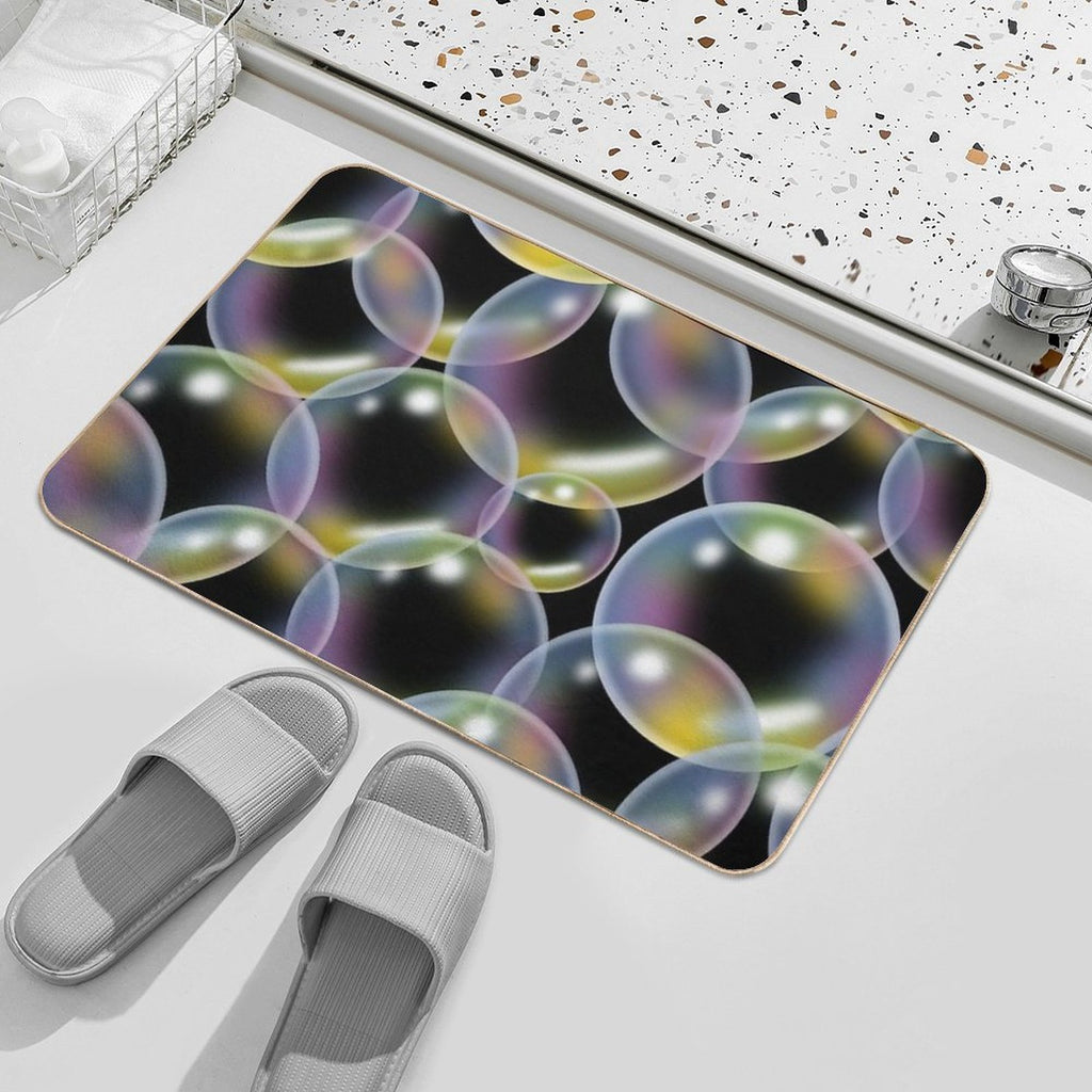 Overlapping Bubbles Pattern (Large)  Toxin-Free Bath Mat