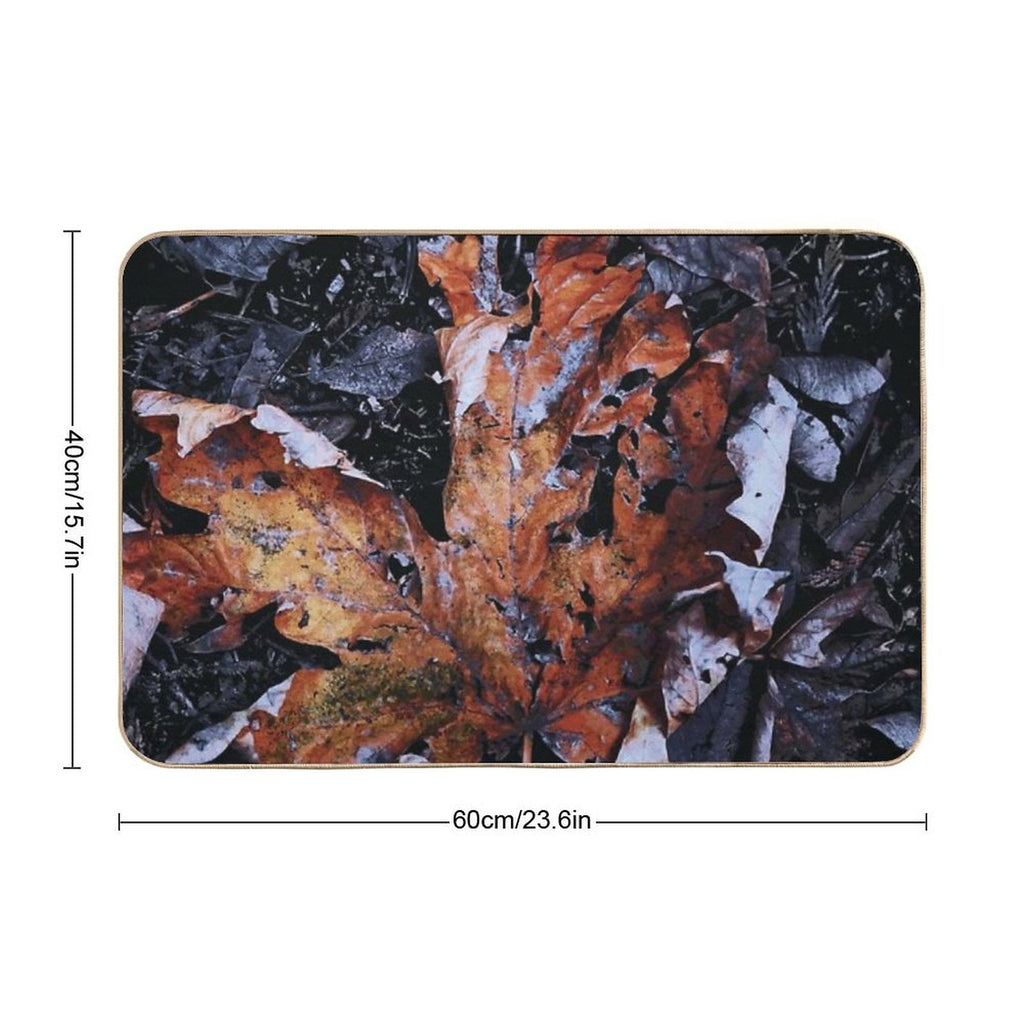Maple Leaf in The Fall  High-Traffic Bath Mat