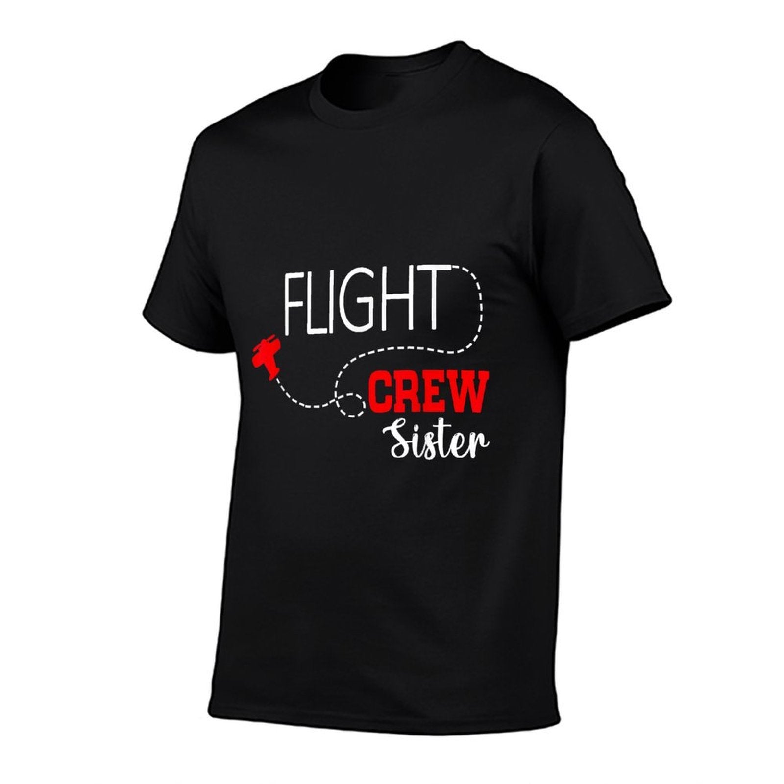 Flight Crew Airplane 1st Birthday Sister Airplane Family  Trendy Pattern T-Shirt