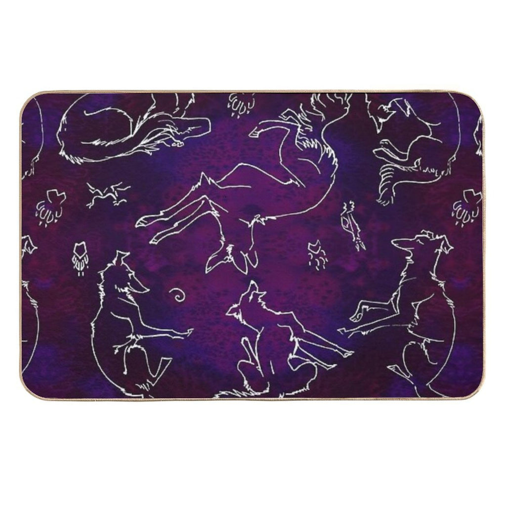Noodle Doodle Nebula Durable Bath Mat