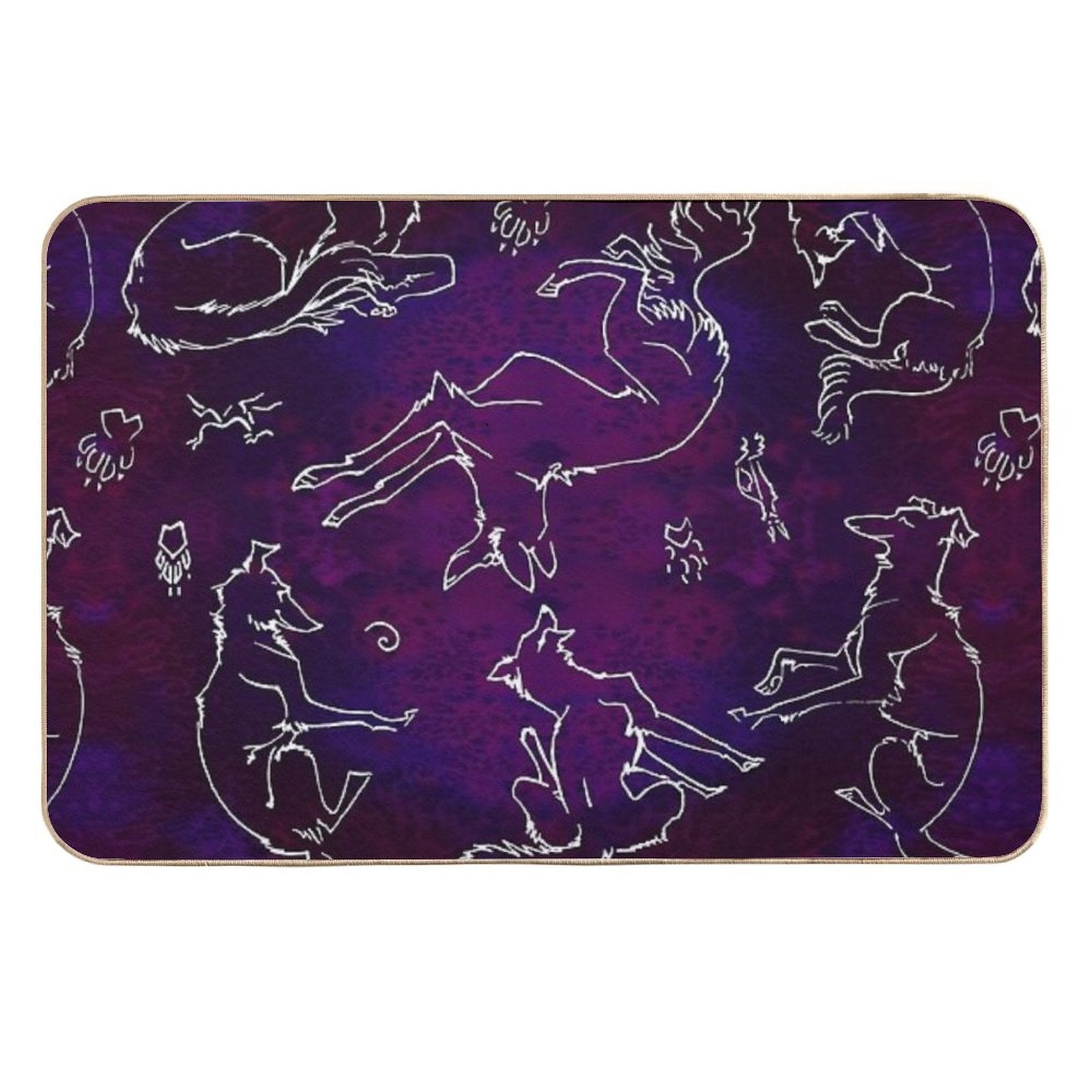 Noodle Doodle Nebula Durable Bath Mat