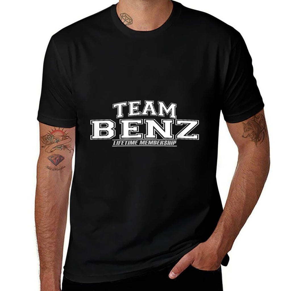Team Benz  Proud Family Surname, Last Name  Summer-ready Fabric T-Shirt